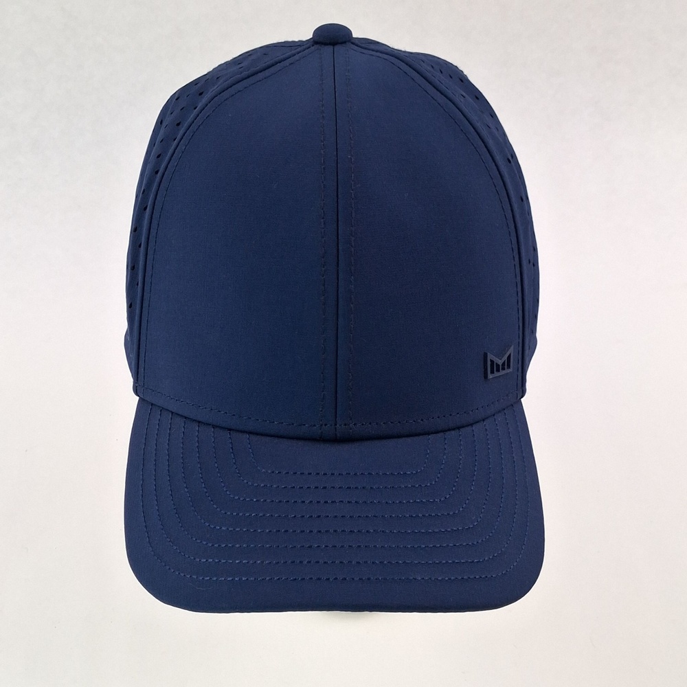 Melin Hat Cap Snap Back One Size Blue A-Game Hydro Microfiber Performance Mens